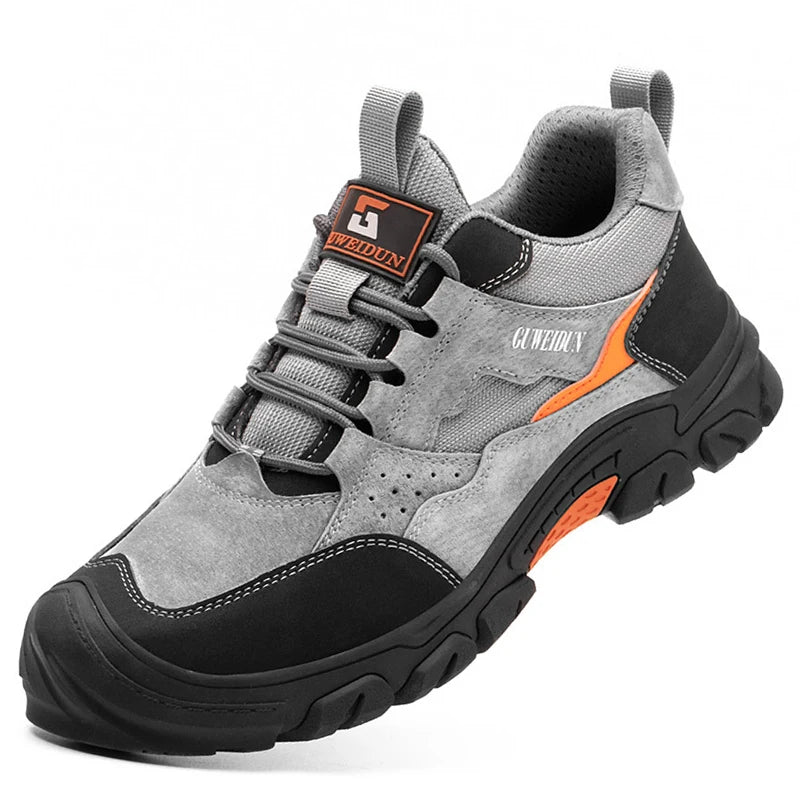 Men’s Lightweight Safety Work Shoes – Plastic Toe & Anti-Puncture